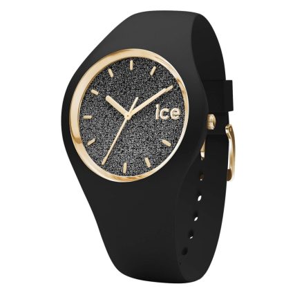 ICE glitter - Fekete, női karóra - 34 mm - (001349)