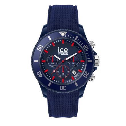 ICE chrono - Sötétkék piros, férfi karóra - 44 mm - (020622)