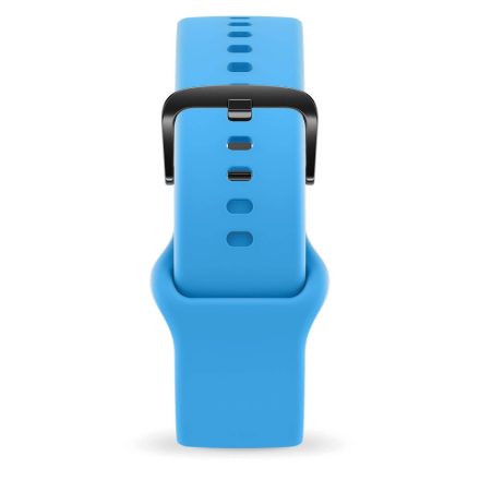ICE smart  1.0 és 2.0, 1,96 - Kék, fekete szilikon szíj - (022546)