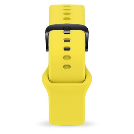 ICE smart  1.0 és 2.0, 1,96 - Citromsárga, fekete szilikon szíj - (022547)