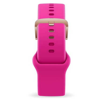 ICE smart 1.0 és 2.0, 1,96 - Magenta pink, rozé arany szilikon szíj - (022554)