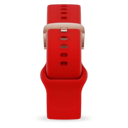 ICE smart 1.0 és 2.0, 1,96 - Piros, rozé arany szilikon szíj - (022593)