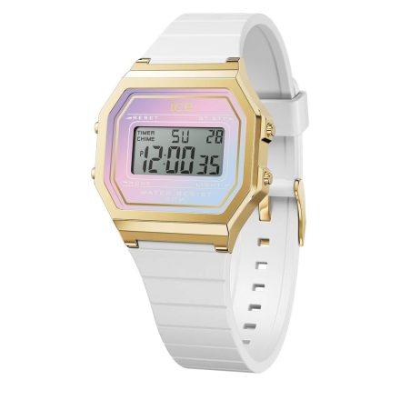 ICE digit retro sunset - Fehér gyönyör, női karóra - 32 mm - (022722)
