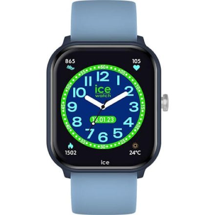 ICE smart junior 2.0 - Kék, világos kék 1.75, gyerek okosóra - 36 mm (022795)