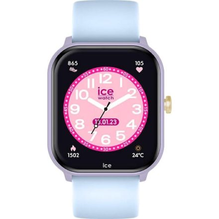 ICE smart junior 2.0 - Lila, puha kék 1.75, gyerek okosóra - 36 mm (022801)
