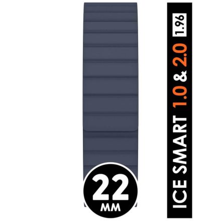 ICE smart 1.0 és 2.0, 1.96 - Kék mágneses szilikon szíj - (023427)
