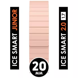   ICE smart 2.0, 1.7 - Nude mágneses szilikon szíj - (023438)