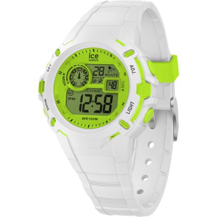 ICE digit explorer - Fehér, lime, gyerek karóra - 40 mm - (024004)