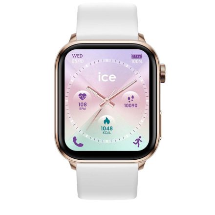 ICE Smart 3.0 - 1.78 AMOLED - GPS - Rozé arany, fehér, női okosóra - 36 mm (024302)