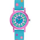 ICE learning - Rózsaszín virágok, gyerek karóra - 28 mm - (024497)