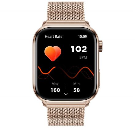 ICE Smart 2.0 - 1.96 AMOLED - Rozé arany milanese szíjas,  női okosóra - 38 mm (024562)