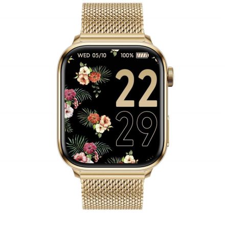 ICE Smart 2.0 - 1.96 AMOLED - Arany milanese szíjas,  női okosóra - 38 mm (024654)