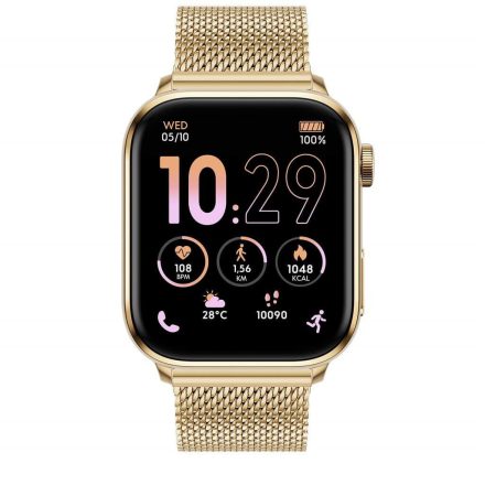 ICE Smart 3.0 - 1.78 AMOLED - GPS - Arany milanese szíjas, női okosóra - 36 mm (024656)