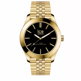   ICE Steel Solar - Arany fekete, női karóra - 35 mm - (024746)