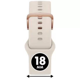   ICE smart 2.0 és ICE 3.0, 1.2 - Mandula, rozé arany szilikon szíj - (025077)