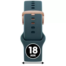   ICE smart 2.0 és ICE 3.0, 1.2 - Zöld, rozé arany szilikon szíj - (025078)