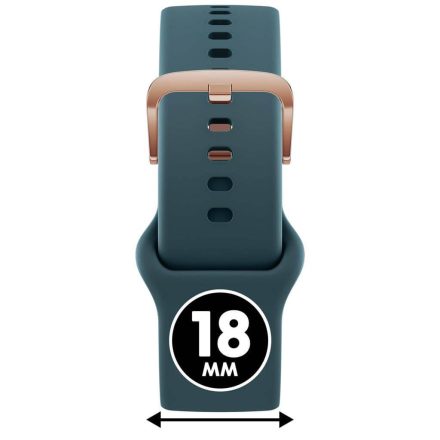 ICE smart 2.0 és ICE 3.0, 1.2 - Zöld, rozé arany szilikon szíj - (025078)