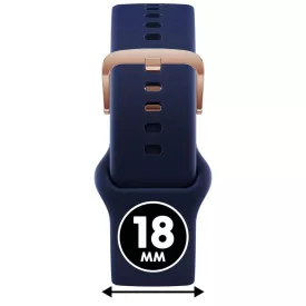   ICE smart 2.0 és ICE 3.0, 1.2 - Kék, rozé arany szilikon szíj - (025079)