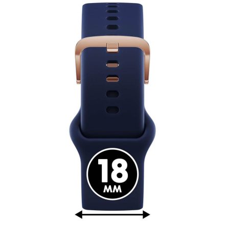 ICE smart 2.0 és ICE 3.0, 1.2 - Kék, rozé arany szilikon szíj - (025079)