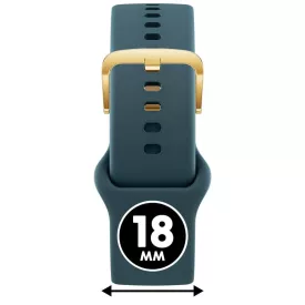   ICE smart 2.0 és ICE 3.0, 1.2 - Zöld, arany szilikon szíj - (025082)