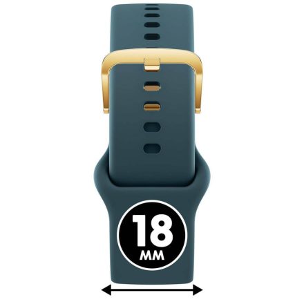 ICE smart 2.0 és ICE 3.0, 1.2 - Zöld, arany szilikon szíj - (025082)