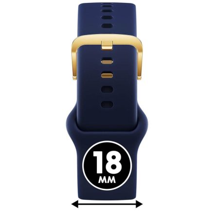 ICE smart 2.0 és ICE 3.0, 1.2 - Kék, arany szilikon szíj - (025083)