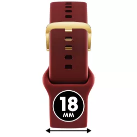   ICE smart 2.0 és ICE 3.0, 1.2 - Piros, arany szilikon szíj - (025084)