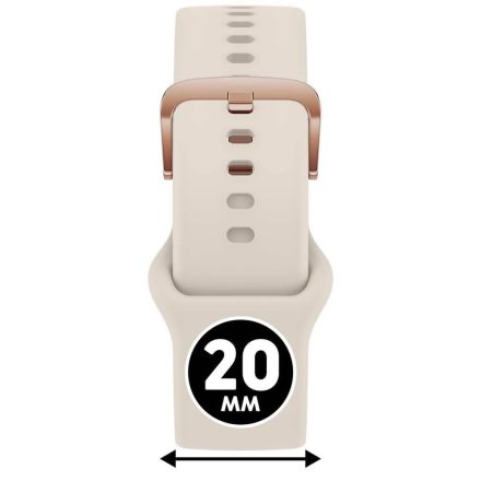 ICE smart 2.0, 1.7 és ICE 3.0 - Mandula, rozé arany szilikon szíj - (025085)