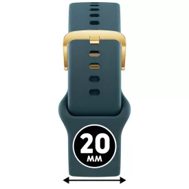   ICE smart 2.0, 1.7 és ICE 3.0 - Zöld, arany szilikon szíj - (025090)