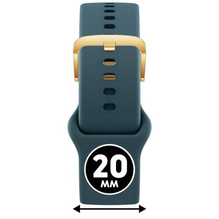 ICE smart 2.0, 1.7 és ICE 3.0 - Zöld, arany szilikon szíj - (025090)