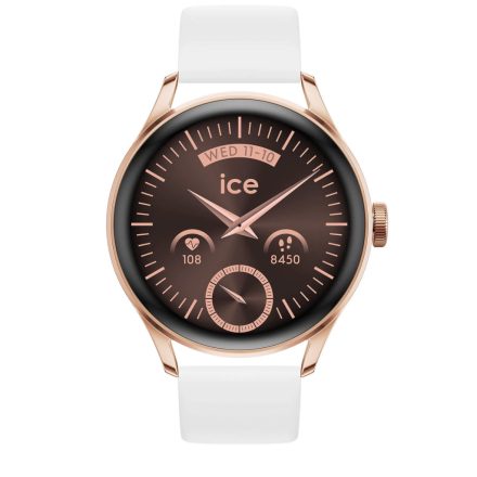 ICE Smart 3.0 - 1.2 AMOLED - GPS - Rozé arany fehér, női okosóra - 40mm (025104)