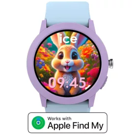   ICE Smart junior RD - Find my - Lila világos kék - 39 mm gyerek okosóra - (025442)