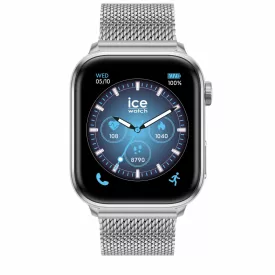   ICE Smart 3.0 - 1.78 AMOLED - GPS - Ezüst milanese szíjas, unisex okosóra - 36 mm (025803)