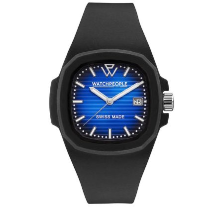 WATCHPEOPLE WP4 - Fekete, kék, férfi karóra - 44 mm - (700335)