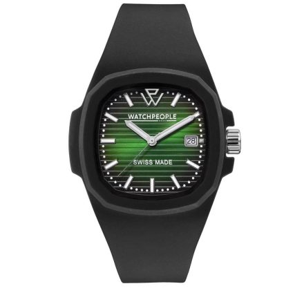 WATCHPEOPLE WP4 - Fekete, zöld, férfi karóra - 44 mm - (700336)