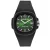 WATCHPEOPLE WP4 - Fekete, zöld, férfi karóra - 44 mm - (700336)