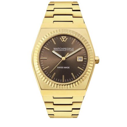 WATCHPEOPLE WP1 - Arany, barna, női karóra - 36 mm - (700356)