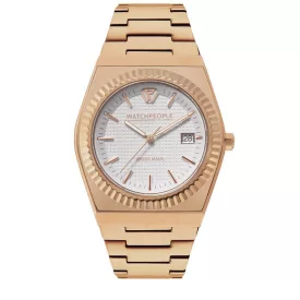   WATCHPEOPLE WP1 - Rozé arany, fehér, női karóra - 36 mm - (700360)
