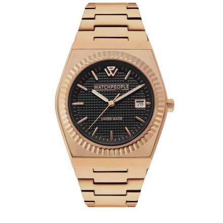 WATCHPEOPLE WP1 - Rozé arany, fekete, női karóra - 36 mm - (700361)