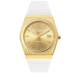   WATCHPEOPLE WP1 - Arany, fehér, női karóra - 36 mm - (700371)