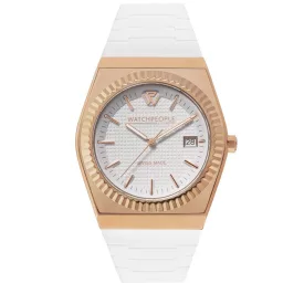   WATCHPEOPLE WP1 - Rozé arany, fehér, női karóra - 36 mm - (700372)