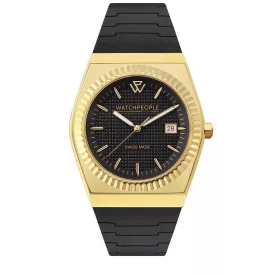   WATCHPEOPLE WP1 - Arany, fekete, női karóra - 36 mm - (700374)