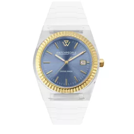   WATCHPEOPLE WP1 - Fehér, kék, női karóra - 36 mm - (700385)