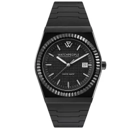WATCHPEOPLE WP1 - Fekete, unisex karóra - 41 mm - (700403)