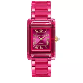   WATCHPEOPLE WP6 - Feltűnő rózsaszín, női karóra - 23 mm - (700693)