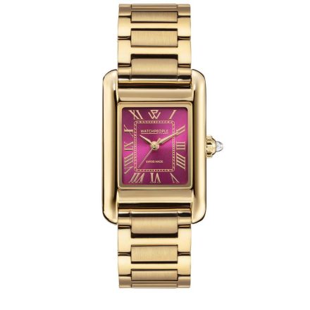 WATCHPEOPLE WP6 - Arany feltűnő rózsaszín, női karóra - 23 mm - (700704)