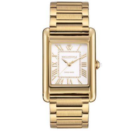 WATCHPEOPLE WP6 - Arany, fehér, női karóra - 27 mm - (700707)