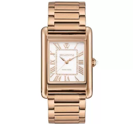   WATCHPEOPLE WP6 - Rozé arany, fehér, női karóra - 27 mm - (700708)