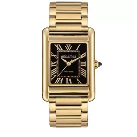   WATCHPEOPLE WP6 - Arany, fekete, női karóra - 27 mm - (700710)