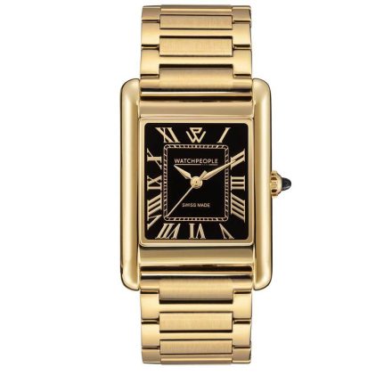 WATCHPEOPLE WP6 - Arany, fekete, női karóra - 27 mm - (700710)